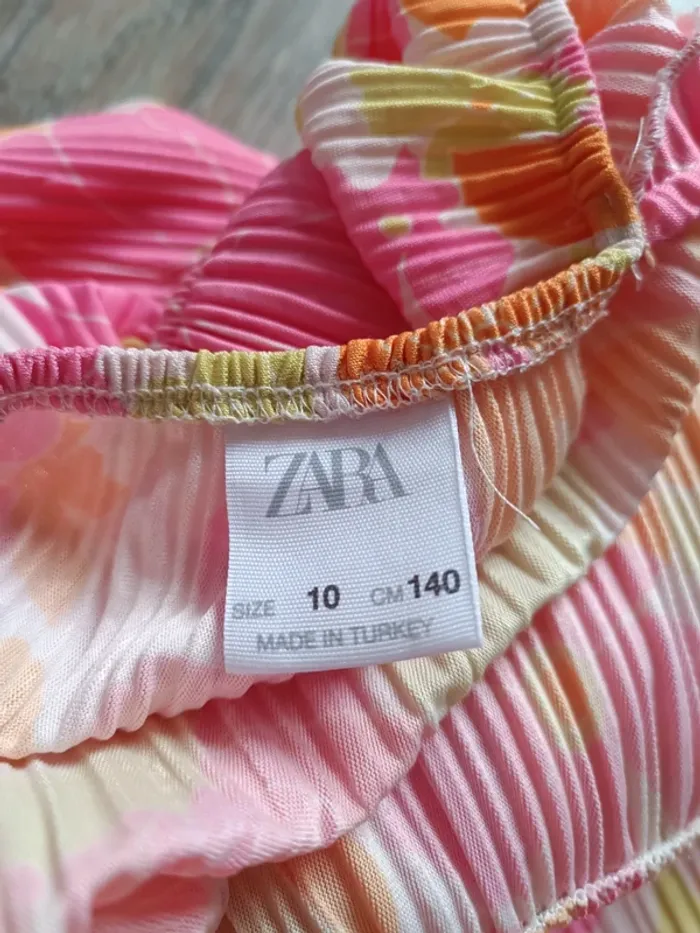 Combinaison fluide fleuries Zara 10 ans - photo numéro 3