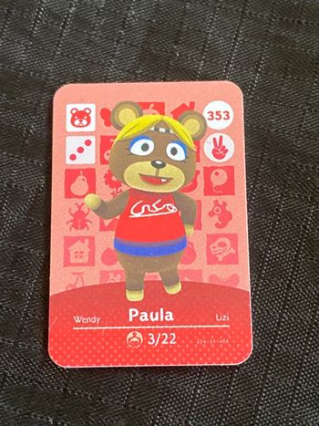 mini carte  amiibo Paula