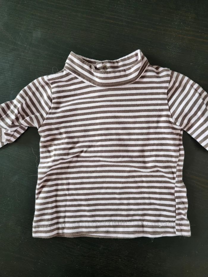 Lot T-shirt manches longues 12 mois - photo numéro 3