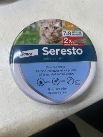 2 collier pour chat seresto