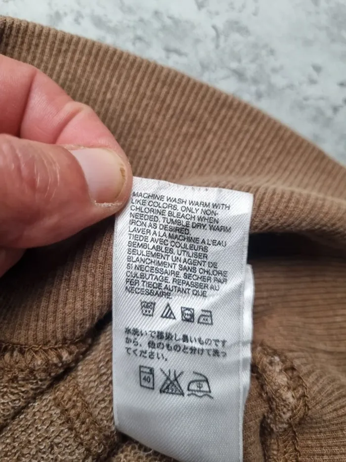 Sweat à capuche The North Face marron clair – Taille S Femme (mesures en photos) - photo numéro 10