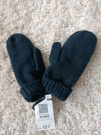 Moufles camaïeu en taille unique