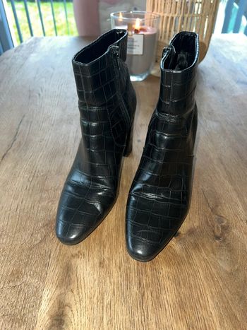 Bottines noires 37 Mango 🌸
