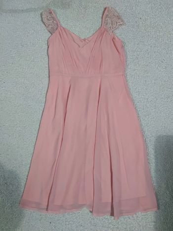 Robe de cocktail rose T.44