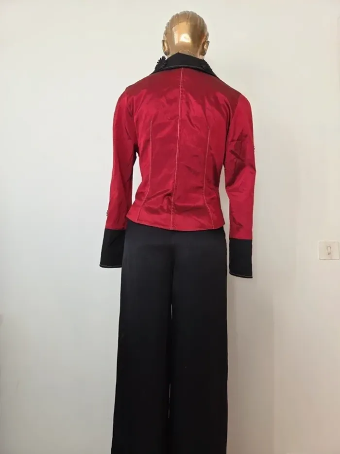 Blazer bordeaux Kristina Popovitch - photo numéro 7