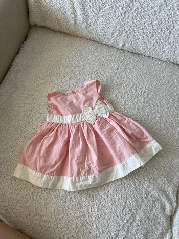 Robe rose noeud