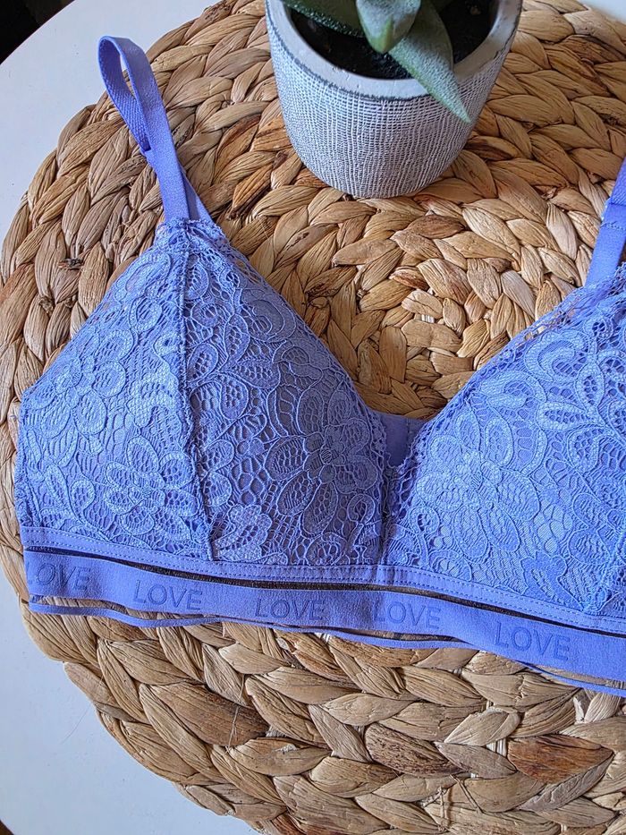 Soutien gorge/bralette bleu undiz taille s neuf - photo numéro 3