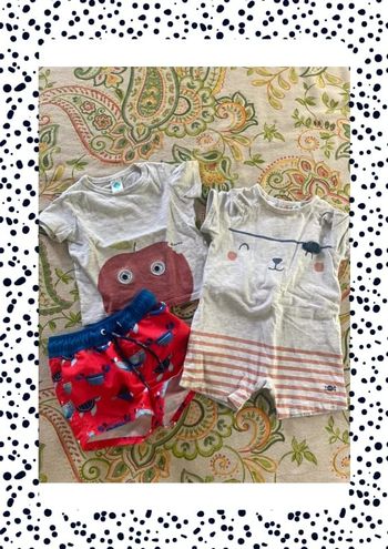 Short de bain taille 6 mois