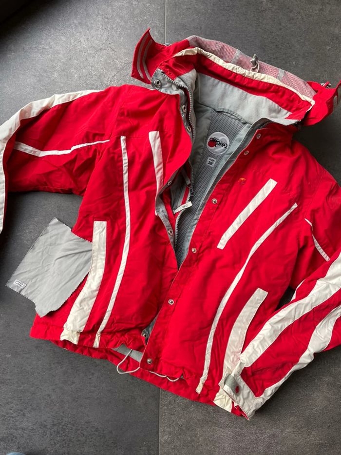 Veste ski femme Degré7 38 rouge blanc - photo numéro 6