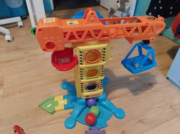 TUT TUT Bolides - Maxi Grue interactive + 1 voiture pelleteuse