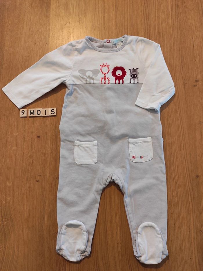 Pyjama en coton Obaïbi 9 mois