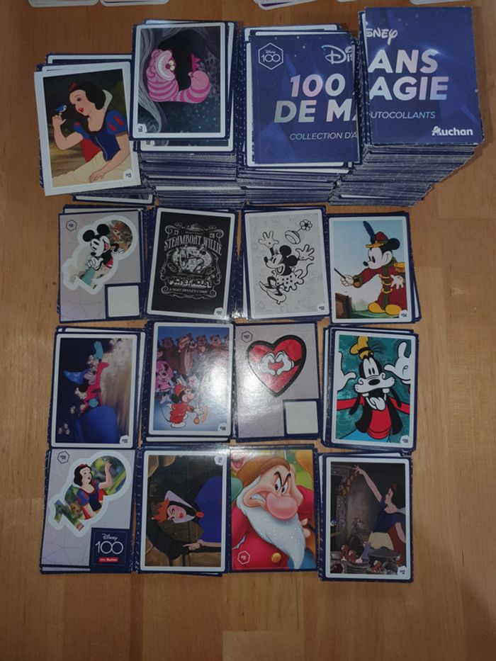 1460 stickers 100 ans de magie disney auchan