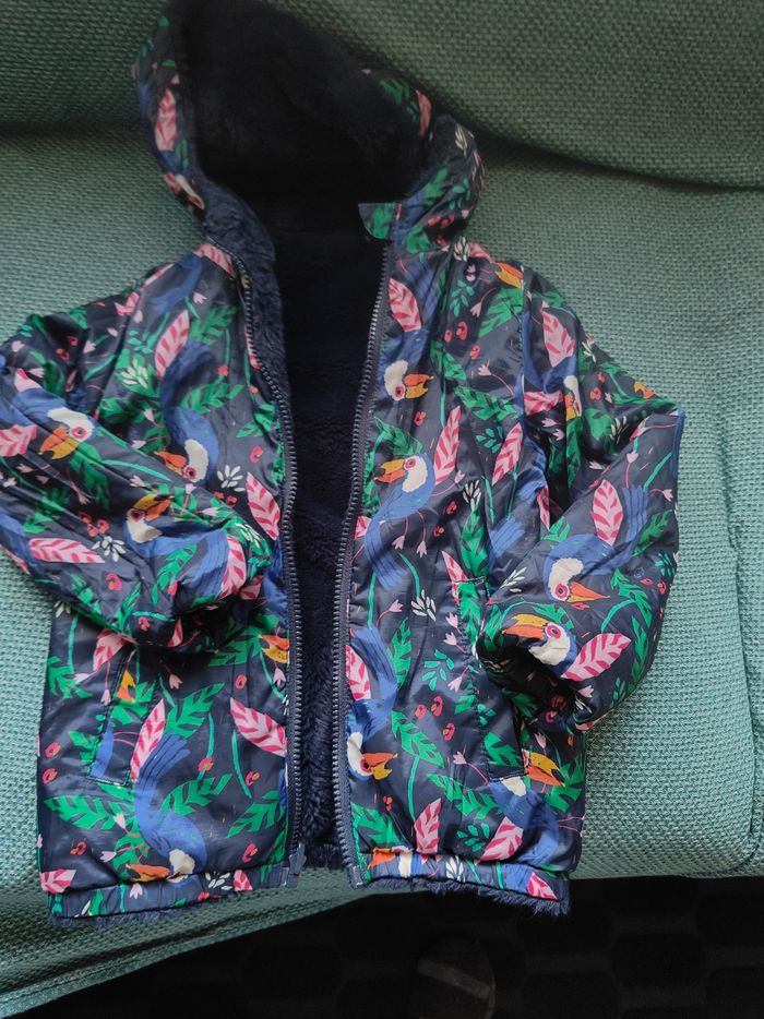 Blouson fille reversible