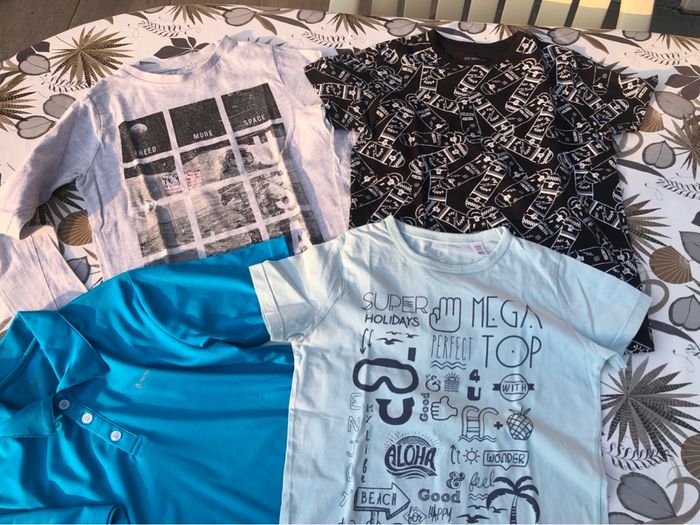 Lot t-shirts 10 ans