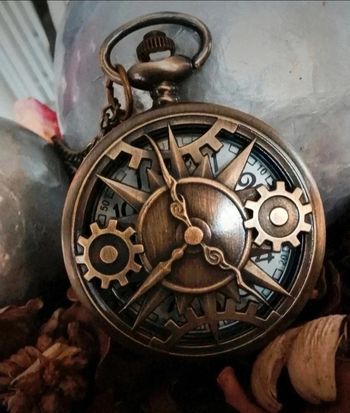 F99 Montre à gousset rétro vintage originale bronze