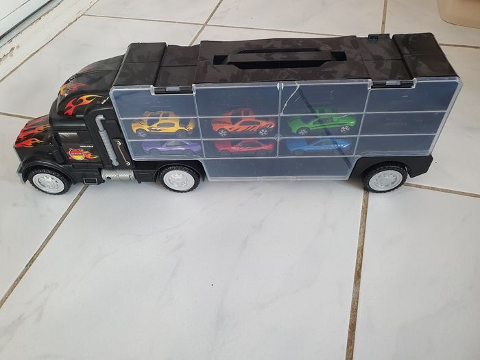 Camion enfant + 6 voitures