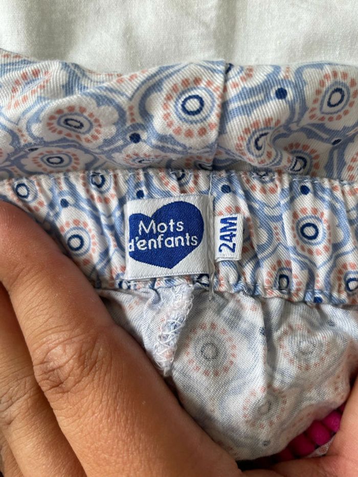 Combinaison motif mot d’enfant 24 mois - photo numéro 2