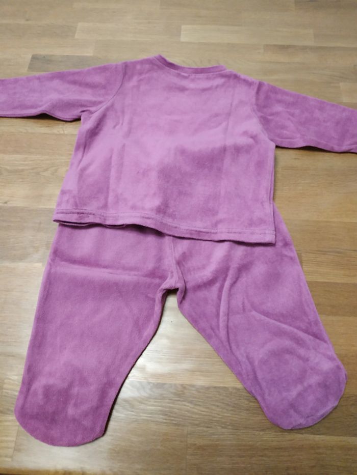 Pyjama fille 2 pièces 12 mois - photo numéro 2