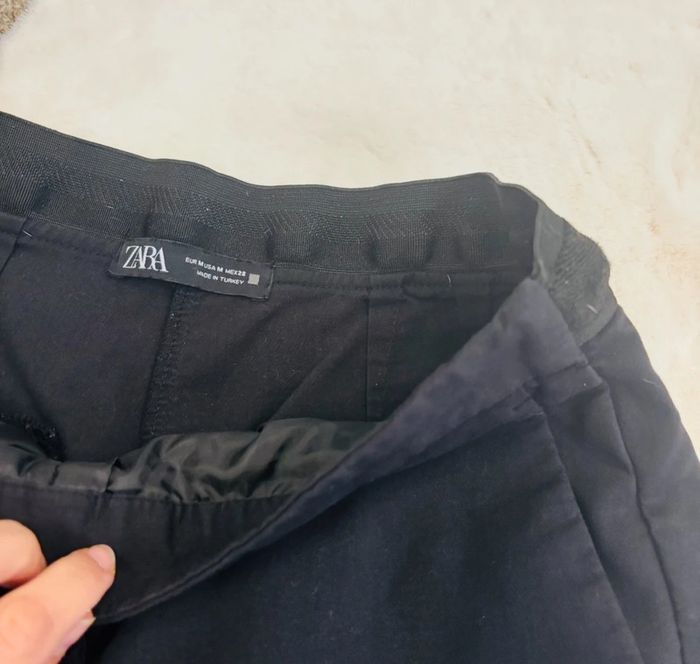 🌼 Pantalon habillé noir femme Zara tendance M - photo numéro 5