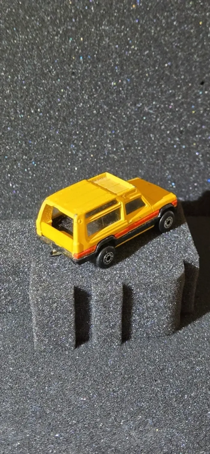 Voiture 4x4 jaune, Matra Rancho, Matchbox, 1982 - photo numéro 2