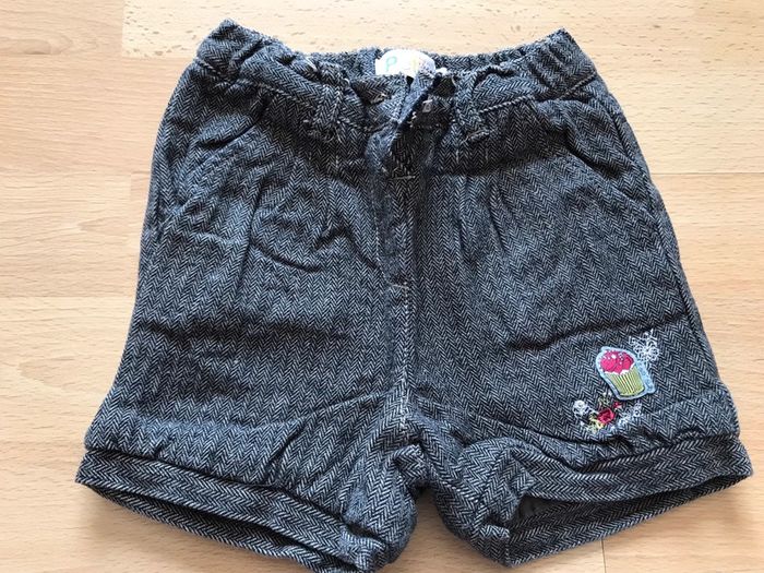 Short chaud gris fille 18 mois La Compagnie des Petits