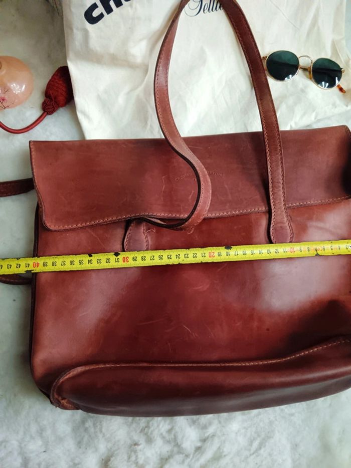 Cabas a Rabat cuir taurillon | Charles et Charlus - photo numéro 10