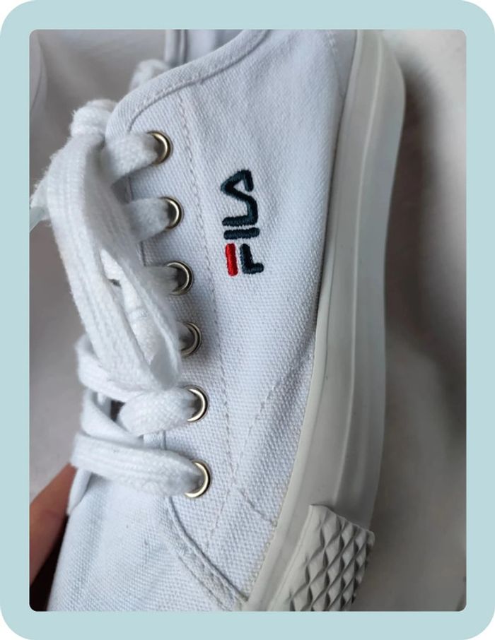Baskets blanches fila mixte 39 - photo numéro 7