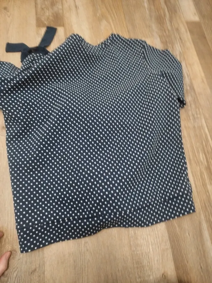 Pull camaïeu a pois blanc taille s - photo numéro 5