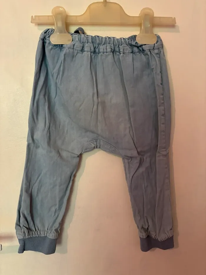 Pantalon sarouel jeans, 24 mois, Kiabi. - photo numéro 6