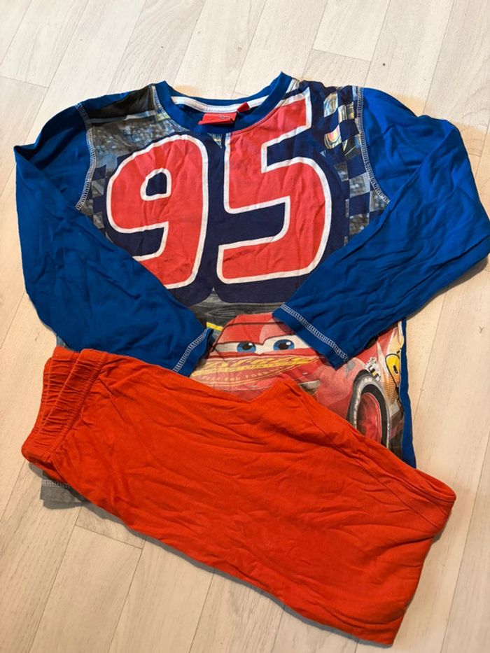 Pyjama 8 ans cars manches longues et pantalon