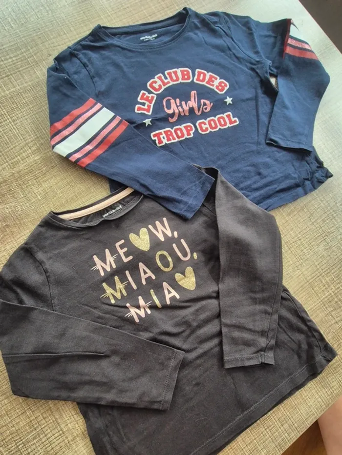 Lot T-shirts Vertbaudet 6 ans en super état !