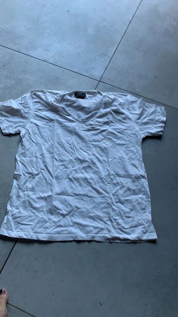 T shirt blanc zara taille XL