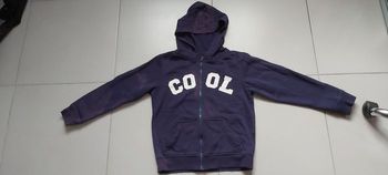 Gilet zippé à capuche 12 ans