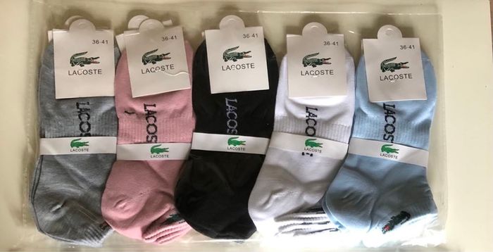 10 paires lacoste