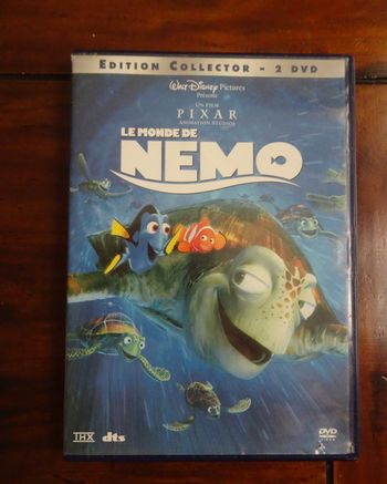 DVD Le monde de Nemo DISNEY édition collector 2 Dvd avec bonus