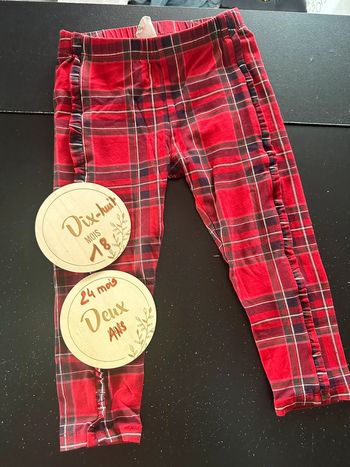 Legging tartan H&M 18/24 mois