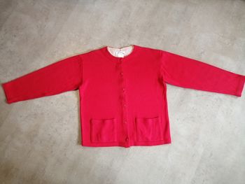 Gilet rouge 12 ans Jacadi
