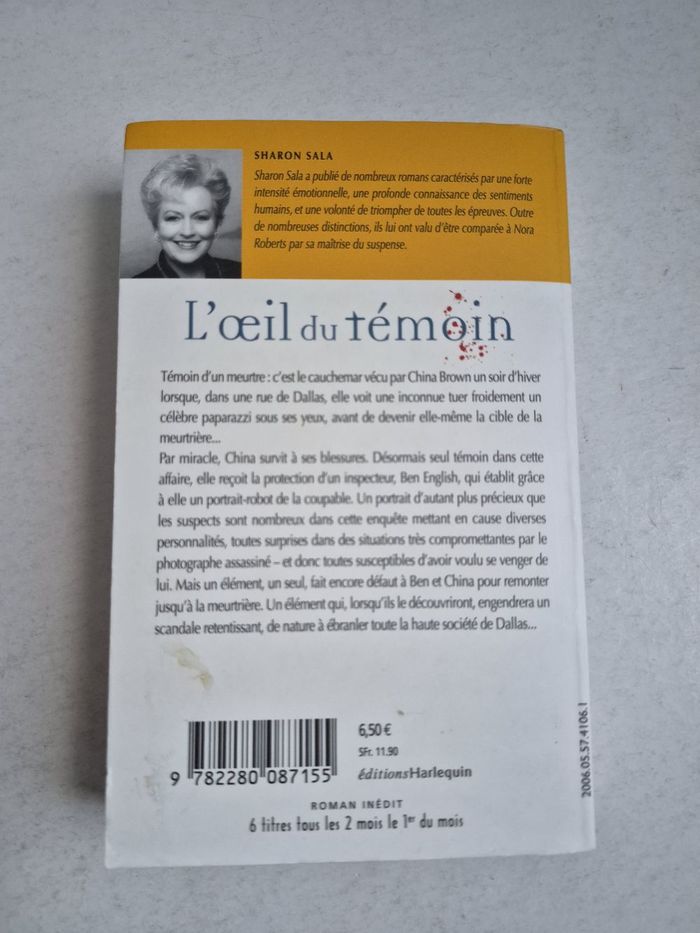 L'oeil du témoin Sharon Sala - photo numéro 2