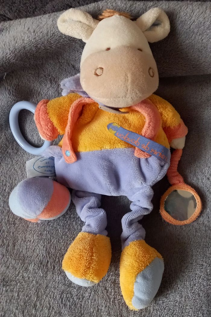Doudou et compagnie peluche pantin âne d activités - photo numéro 3
