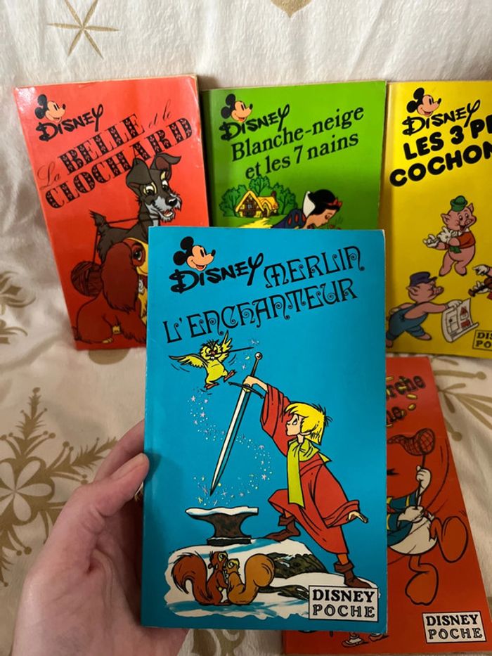 Lot de 5 livres Disney poche vintage - photo numéro 2