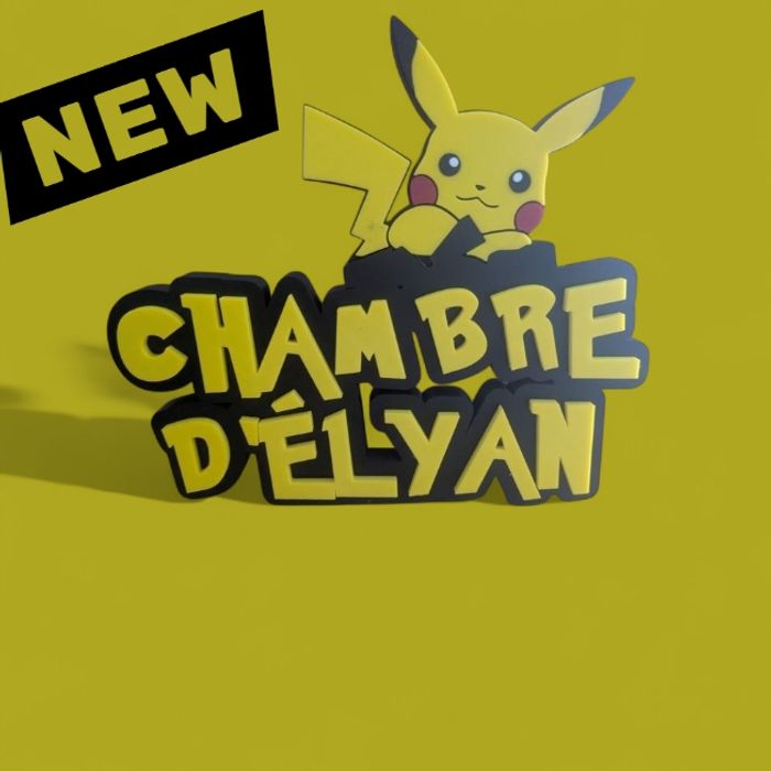 Pikachu  personnalisé  mots ou phrases