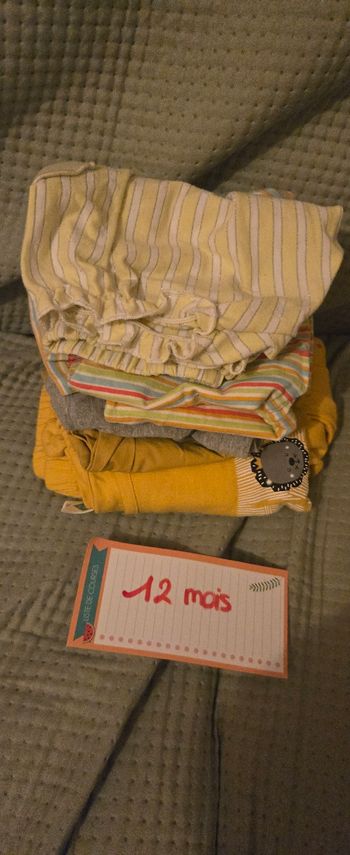 6pcs été fille 12 mois