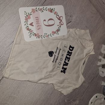 T-shirt manches courtes 9 mois kiabi