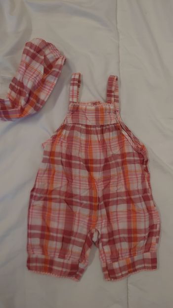 Combinaison carreaux Vertbaudet