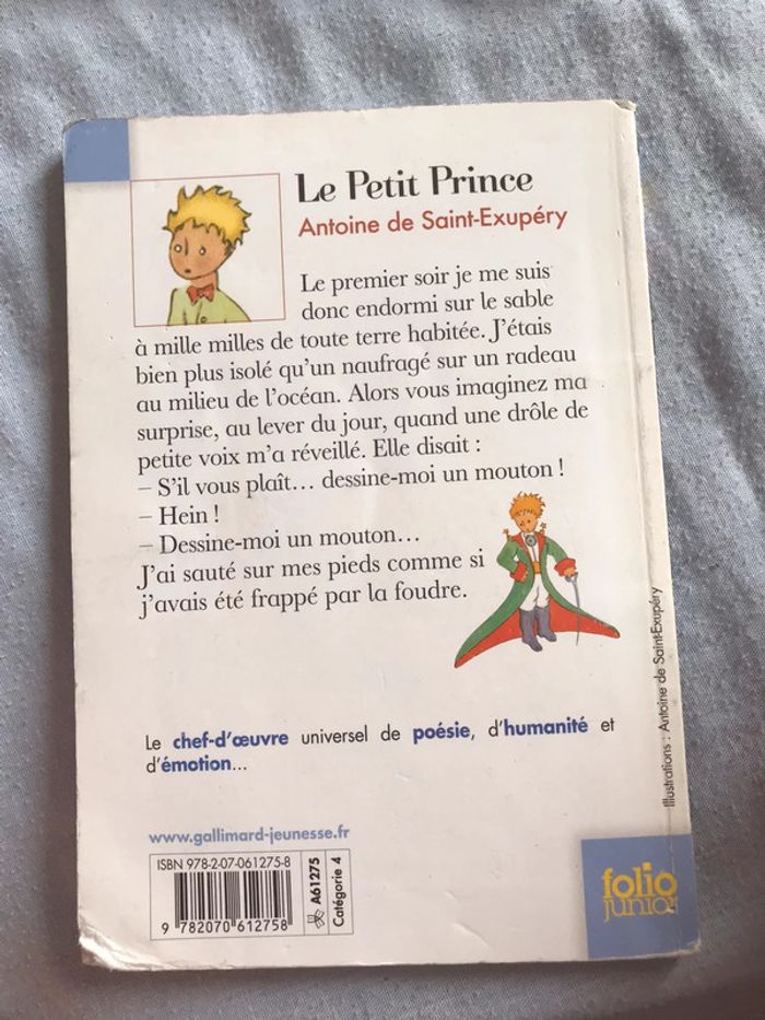 Livre le petit prince de Antoine de saint exupery - photo numéro 2