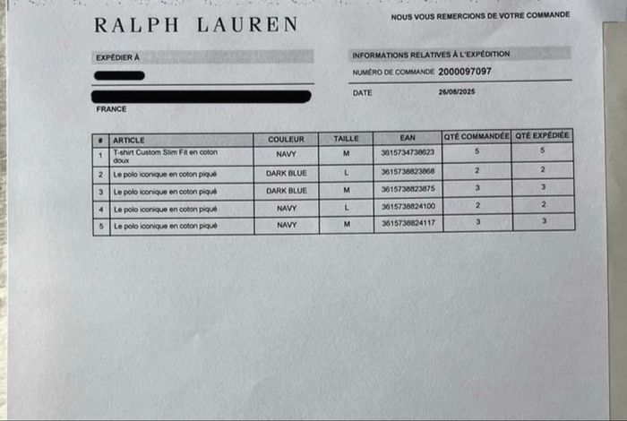 T-shirt  Ralph Lauren authentique Gris - photo numéro 4