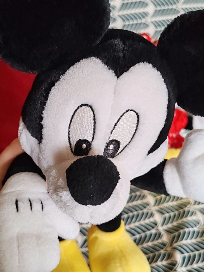 Duo peluches mickey et Minnie - vintages - photo numéro 4