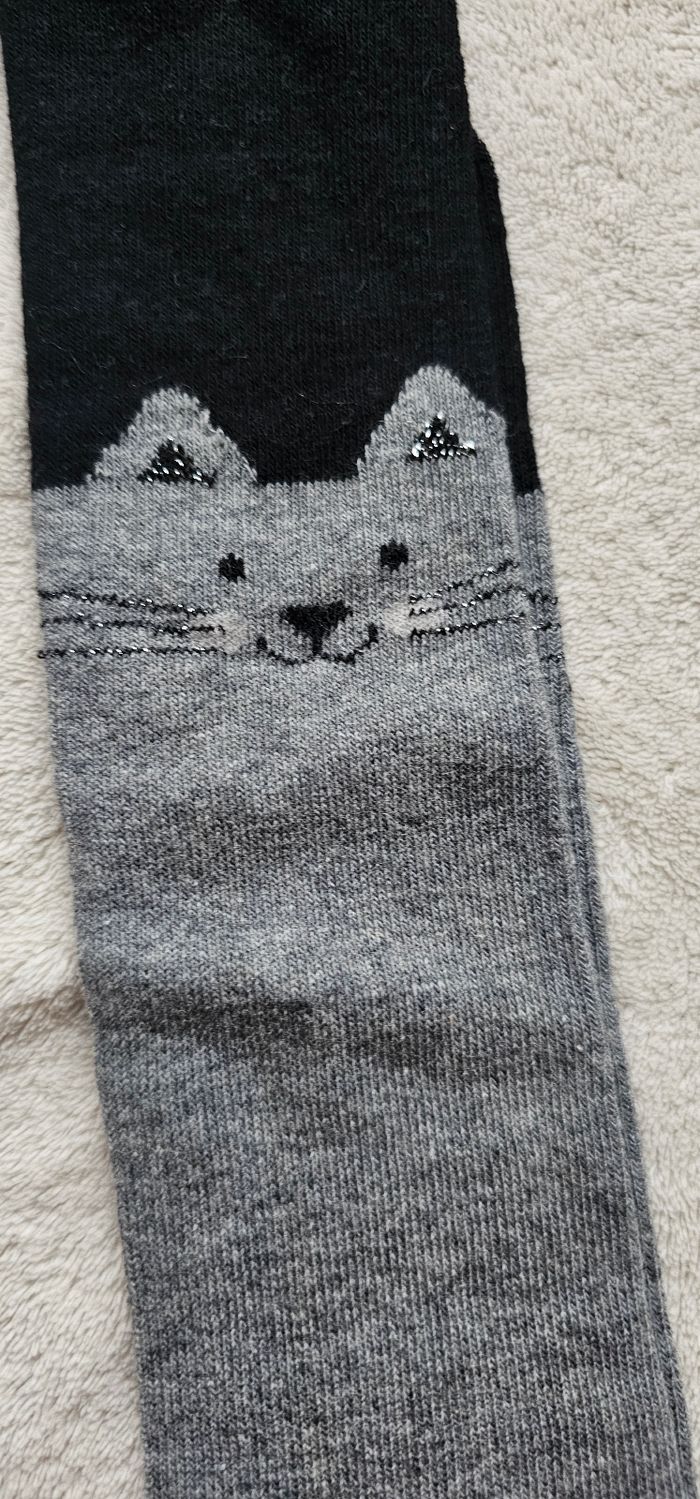 Lot de 2 collants chauds fille – Neufs, taille 4-5 ans - photo numéro 5