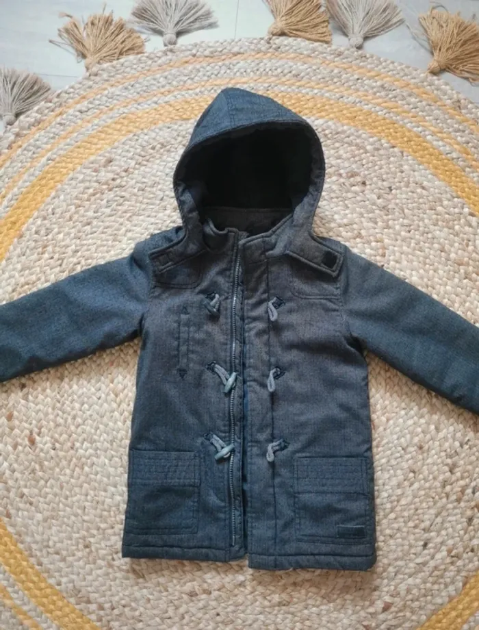 Manteau intérieur molletonné à capuche