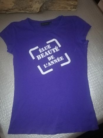 Tee-shirt violet